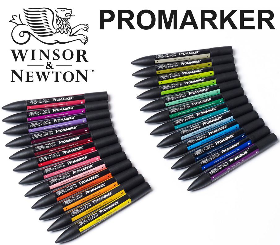 Winsor & Newton Promarker Ʈ  ׷ Ŀ , ..